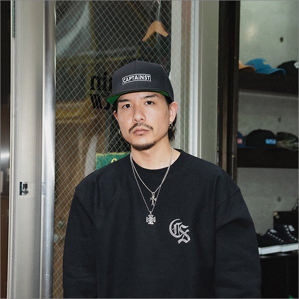 画像2: 【20%OFF】CAPTAIN STREET RS スナップバックキャップ BLACK キャプテンストリート (2)