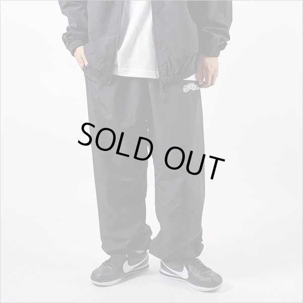 画像2: 【送料無料】CAPTAIN STREET Lettering ナイロンパンツ BLACK キャプテンストリート (2)