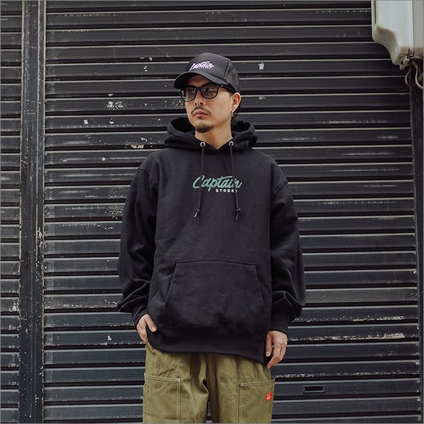 Hatsunex “MITERU” Zip upパーカー（モノクロブラック） | HATSUN
