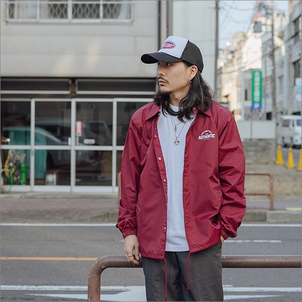 画像3: 【送料無料】CAPTAIN STREET AUTHENTIC コーチJKT BURGUNDY キャプテンストリート (3)