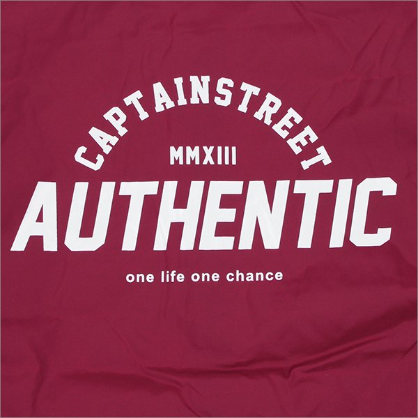 画像6: 【送料無料】CAPTAIN STREET AUTHENTIC コーチJKT BURGUNDY キャプテンストリート (6)