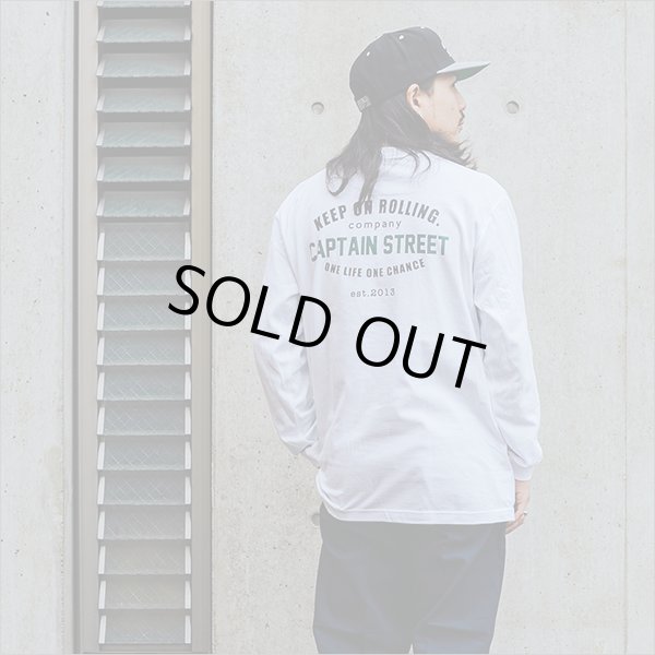 画像3: 【20％OFF】CAPTAIN STREET GS L/S Tシャツ WHITE キャプテンストリート (3)