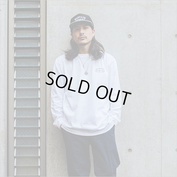 画像4: 【20％OFF】CAPTAIN STREET GS L/S Tシャツ WHITE キャプテンストリート (4)