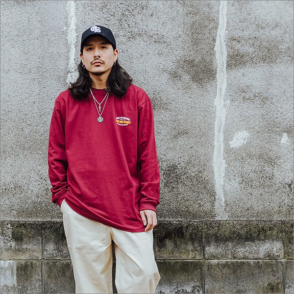 画像4: CAPTAIN STREET GS L/S Tシャツ BURGUNDY キャプテンストリート (4)