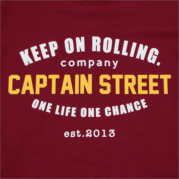 画像5: CAPTAIN STREET GS L/S Tシャツ BURGUNDY キャプテンストリート (5)