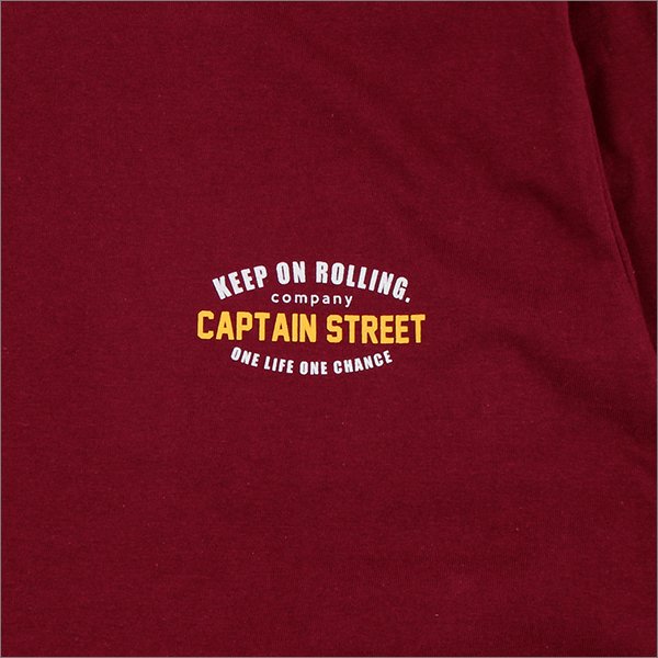 画像6: CAPTAIN STREET GS L/S Tシャツ BURGUNDY キャプテンストリート (6)