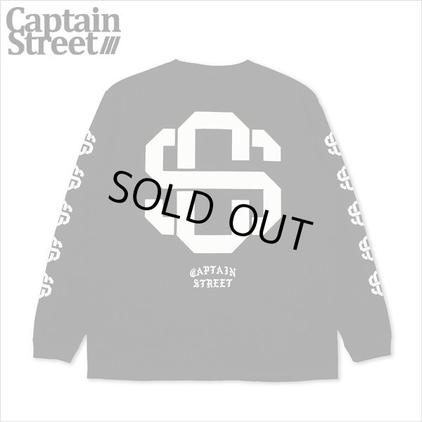 画像1: CAPTAIN STREET eighty L/S Tシャツ BLACK キャプテンストリート (1)