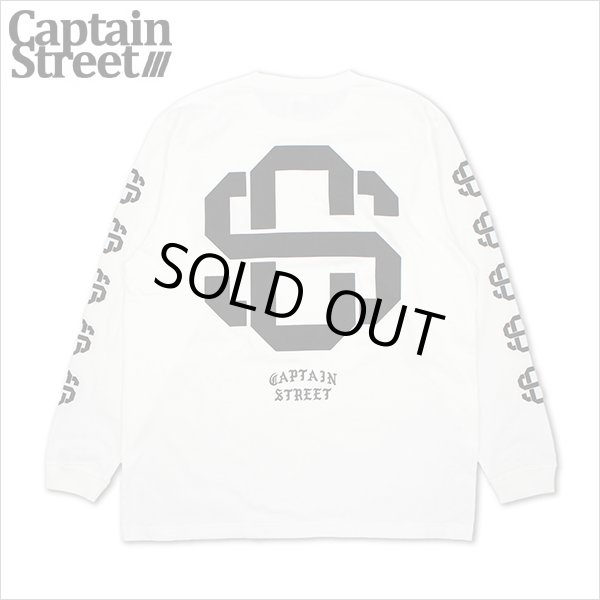画像1: CAPTAIN STREET eighty L/S Tシャツ WHITE キャプテンストリート (1)