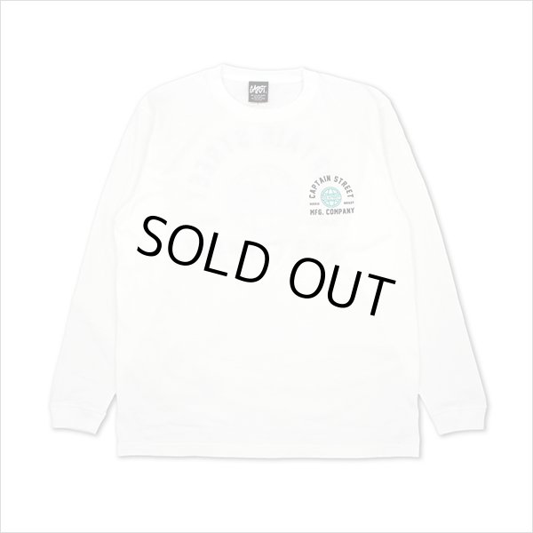 画像2: CAPTAIN STREET WFA L/S Tシャツ WHITE キャプテンストリート (2)