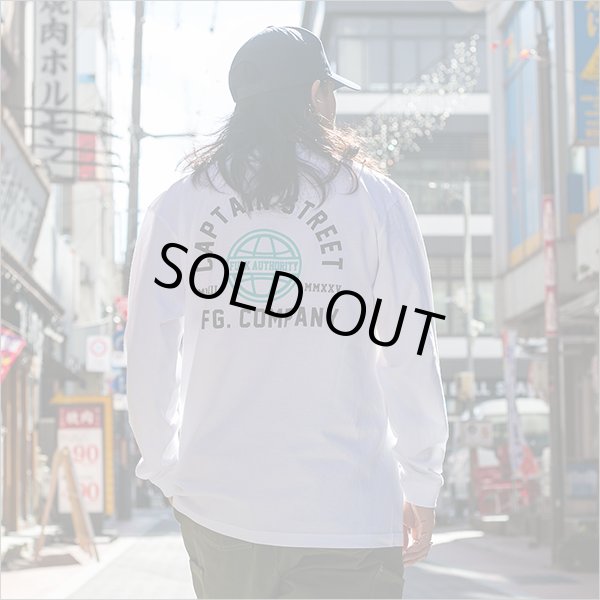 画像3: CAPTAIN STREET WFA L/S Tシャツ WHITE キャプテンストリート (3)