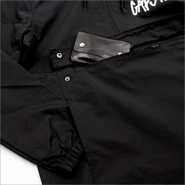 画像6: 【送料無料】CAPTAIN STREET CAPST Logo Anorak JKT BLACK キャプテンストリート (6)