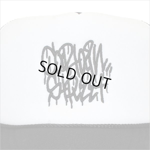 画像3: CAPTAIN STREET Tag メッシュキャップ BLACK/WHITE(黒刺繍) キャプテンストリート (3)