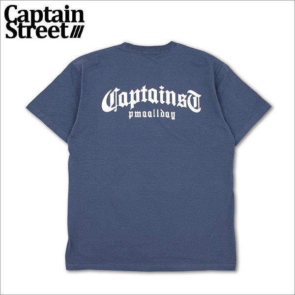 画像1: CAPTAIN STREET CRN Logo Tシャツ H.NAVY キャプテンストリート (1)