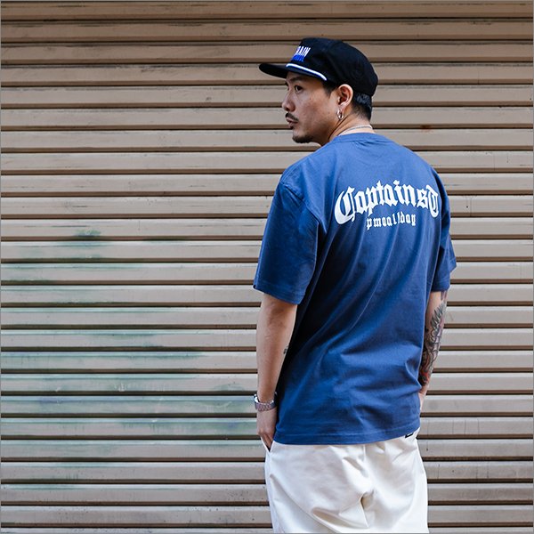 画像3: CAPTAIN STREET CRN Logo Tシャツ H.NAVY キャプテンストリート (3)
