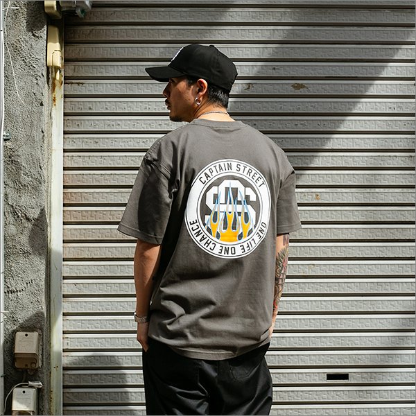 画像3: CAPTAIN STREET Flame eighty Tシャツ H.BLACK キャプテンストリート (3)