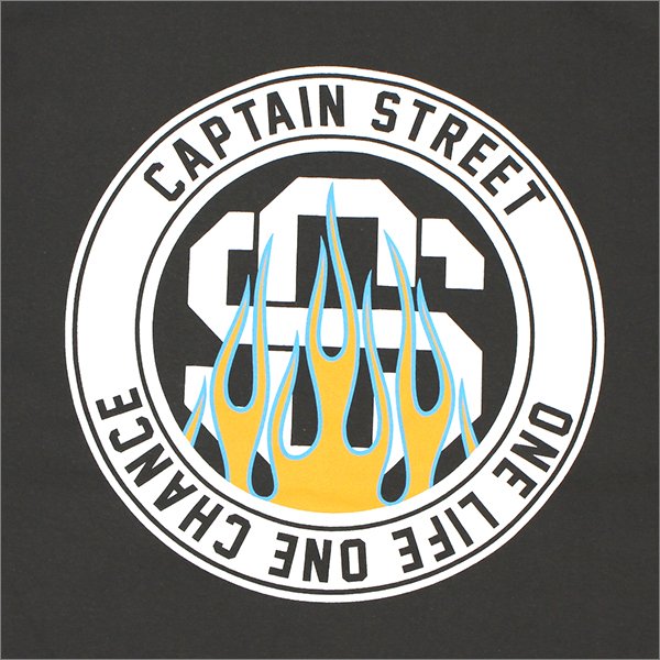 画像5: CAPTAIN STREET Flame eighty Tシャツ H.BLACK キャプテンストリート (5)