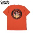 画像1: CAPTAIN STREET Flame eighty Tシャツ H.ORANGE キャプテンストリート (1)