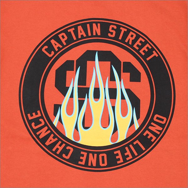 画像5: CAPTAIN STREET Flame eighty Tシャツ H.ORANGE キャプテンストリート (5)