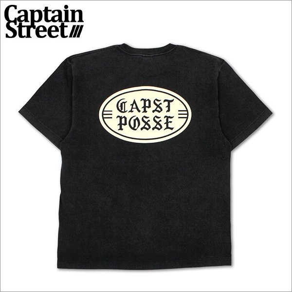 画像1: CAPTAIN STREET OLD POSSE Tシャツ BLACK キャプテンストリート (1)