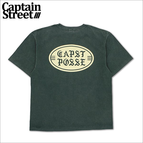 画像1: CAPTAIN STREET OLD POSSE Tシャツ GREEN キャプテンストリート (1)