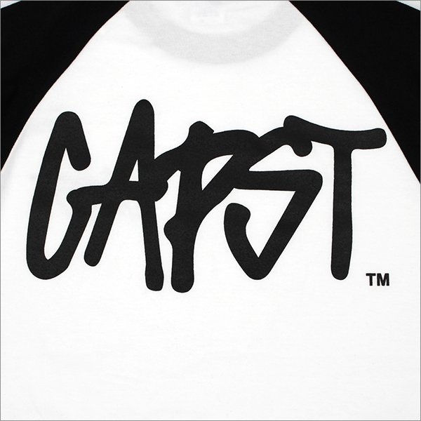 画像5: CAPTAIN STREET CAPST Logo ラグランTシャツ BLACK/WHITE キャプテンストリート (5)