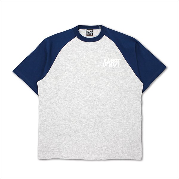 画像2: CAPTAIN STREET CAPST Logo ラグランTシャツ BLUE/ASH キャプテンストリート (2)