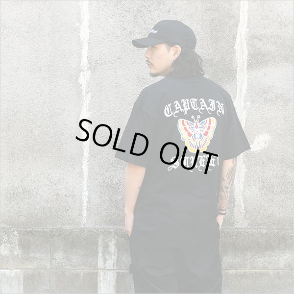 画像3: CAPTAIN STREET Butterfly Tシャツ BLACK キャプテンストリート (3)