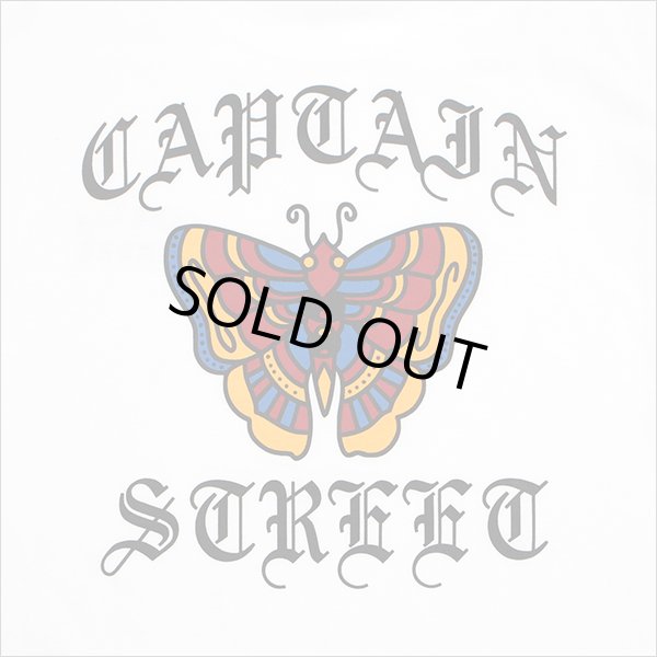画像5: 【20％OFF】CAPTAIN STREET Butterfly Tシャツ WHITE キャプテンストリート (5)