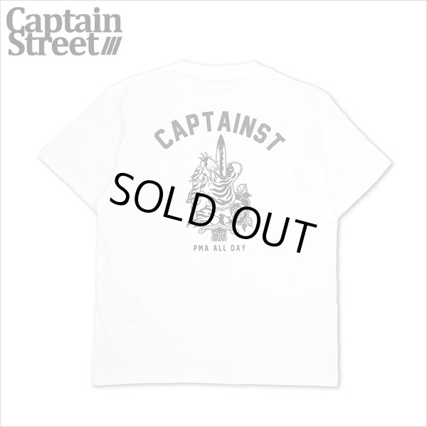 画像1: 【20％OFF】CAPTAIN STREET SxT Tシャツ WHITE キャプテンストリート (1)