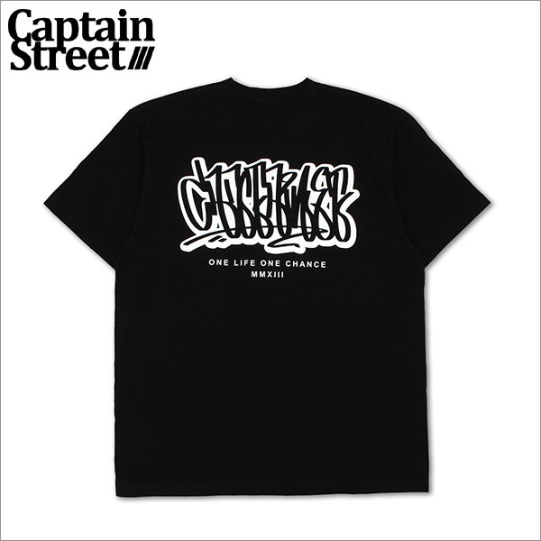 画像1: CAPTAIN STREET Blood Tシャツ BLACK キャプテンストリート (1)