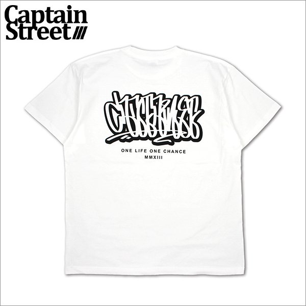 画像1: CAPTAIN STREET Blood Tシャツ WHITE キャプテンストリート (1)
