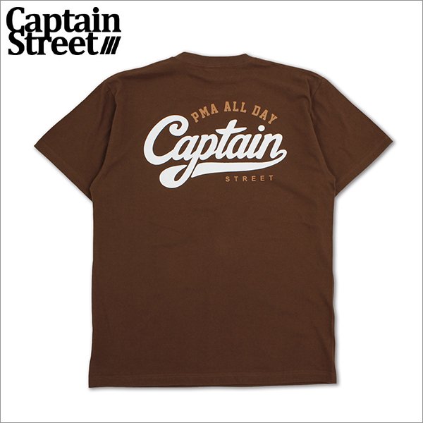 画像1: CAPTAIN STREET Can Tシャツ BROWN キャプテンストリート (1)