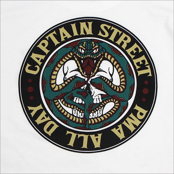 画像5: CAPTAIN STREET Snake Tシャツ WHITE キャプテンストリート (5)