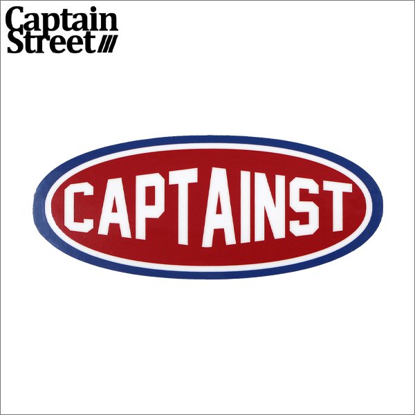 画像1: CAPTAIN STREET Oval Logo ステッカー キャプテンストリート (1)
