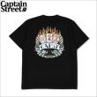画像1: CAPTAIN STREET RF Tシャツ BLACK キャプテンストリート (1)