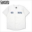 画像1: 【送料無料】CAPTAIN STREET CSMFG ベースボールシャツ ASH キャプテンストリート (1)