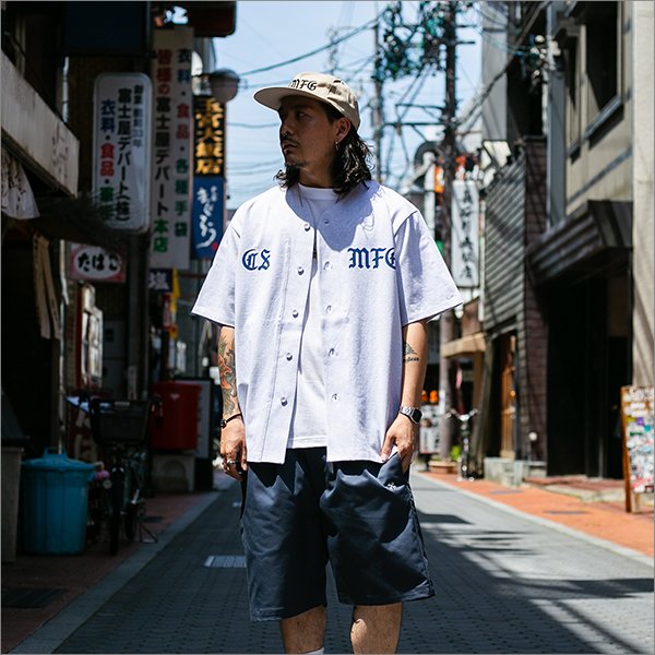 画像3: 【送料無料】CAPTAIN STREET CSMFG ベースボールシャツ ASH キャプテンストリート (3)