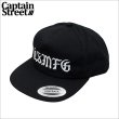 画像1: CAPTAIN STREET CSMFG キャップ BLACK キャプテンストリート (1)