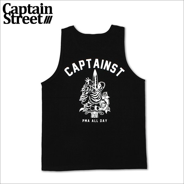 画像1: CAPTAIN STREET SxT タンクトップ BLACK キャプテンストリート (1)