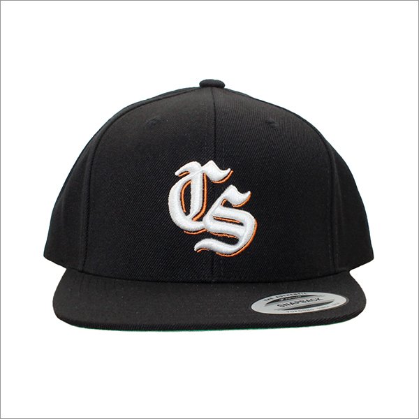 画像3: CAPTAIN STREET Old CS スナップバックキャップ BLACK キャプテンストリート (3)