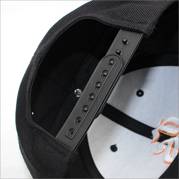 画像4: CAPTAIN STREET Old CS スナップバックキャップ BLACK キャプテンストリート (4)