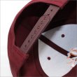 画像4: CAPTAIN STREET Old CS スナップバックキャップ BURGUNDY キャプテンストリート (4)