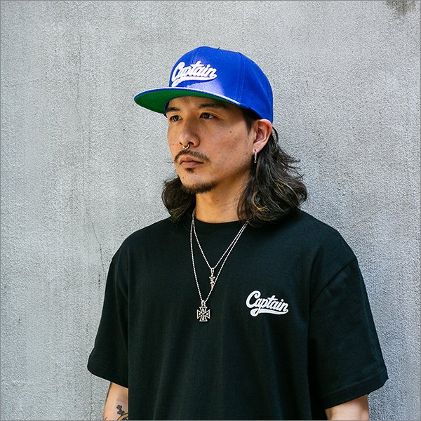画像2: CAPTAIN STREET Can スナップバックキャップ BLUE キャプテンストリート (2)