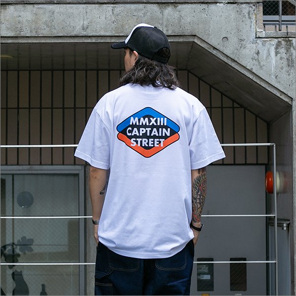 画像3: CAPTAIN STREET Rhombus Tシャツ WHITE キャプテンストリート (3)