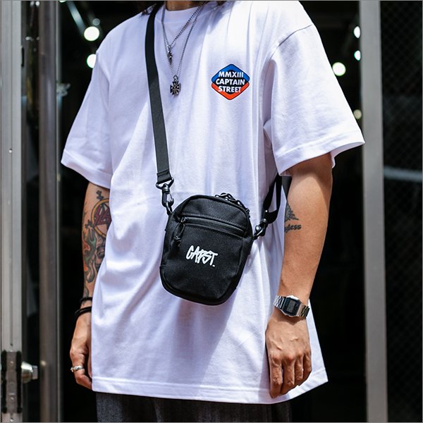 画像2: CAPTAIN STREET CAPST Logo Pouch BLACK キャプテンストリート (2)