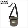 画像1: CAPTAIN STREET CAPST Logo Pouch MOSS GRAYキャプテンストリート (1)