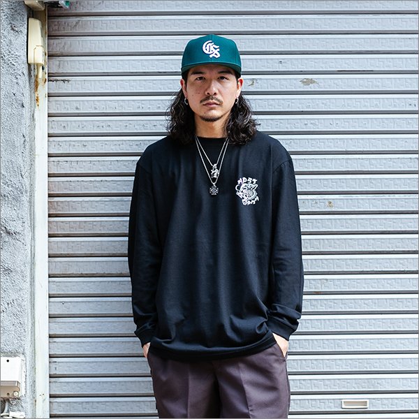 画像4: CAPTAIN STREET JST L/S Tシャツ BLACK キャプテンストリート (4)
