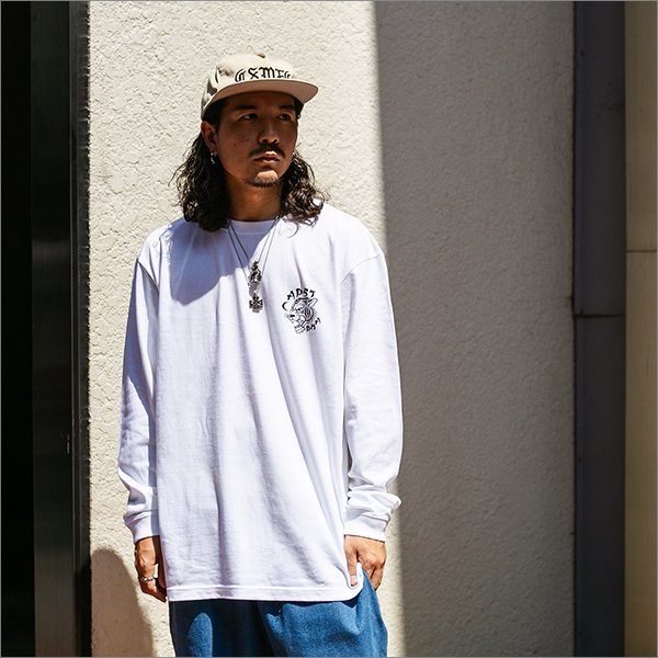 画像4: CAPTAIN STREET JST L/S Tシャツ WHITE キャプテンストリート (4)