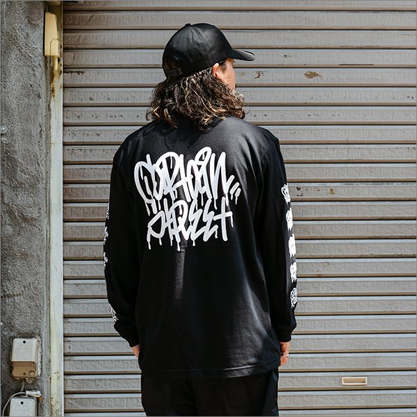 画像3: CAPTAIN STREET Tag L/S Tシャツ BLACK キャプテンストリート (3)