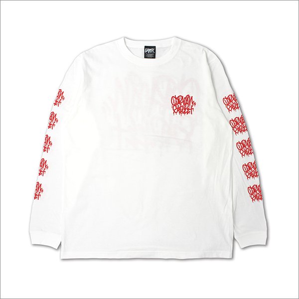画像2: CAPTAIN STREET Tag L/S Tシャツ WHITE キャプテンストリート (2)